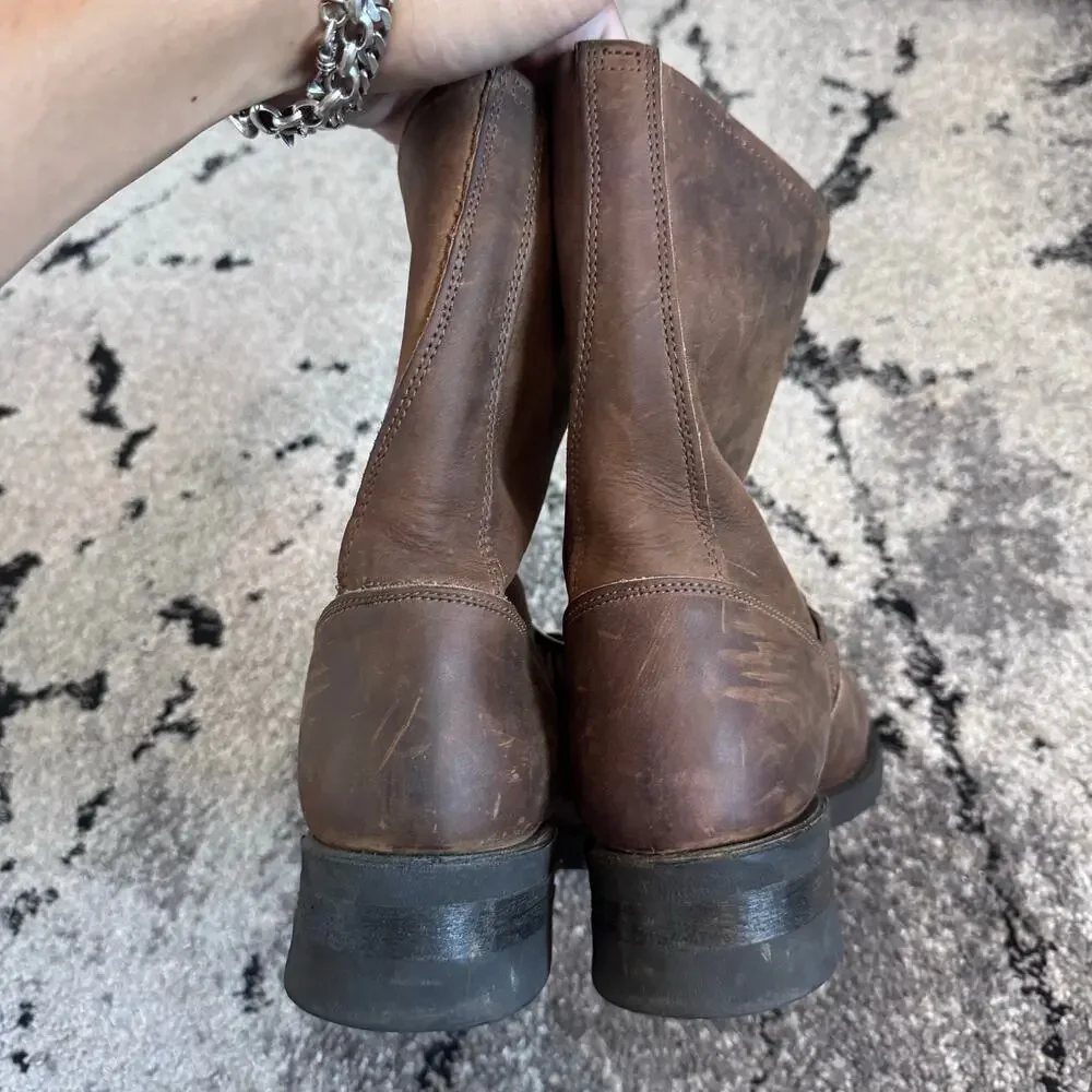 Frye brown leather